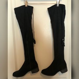 OTK Black Suede Boots - 7